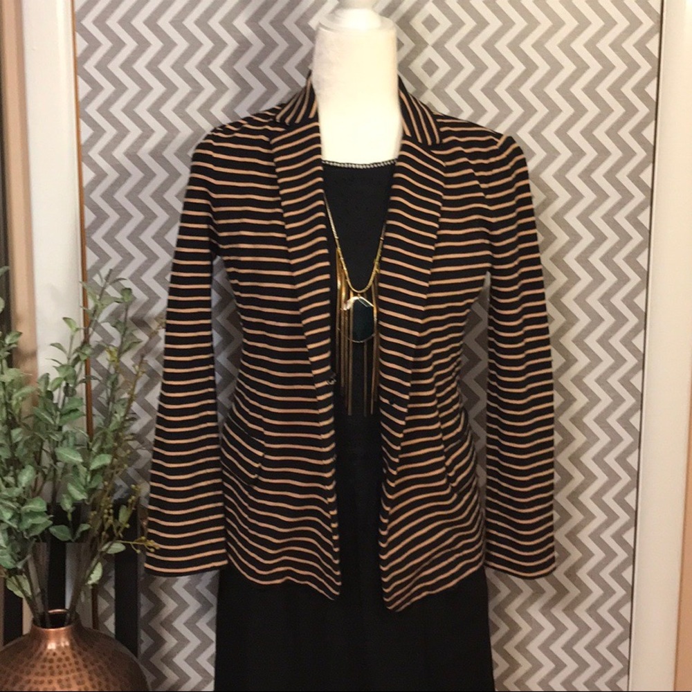 NWT! J Crew Stretch Striped Blazer, S